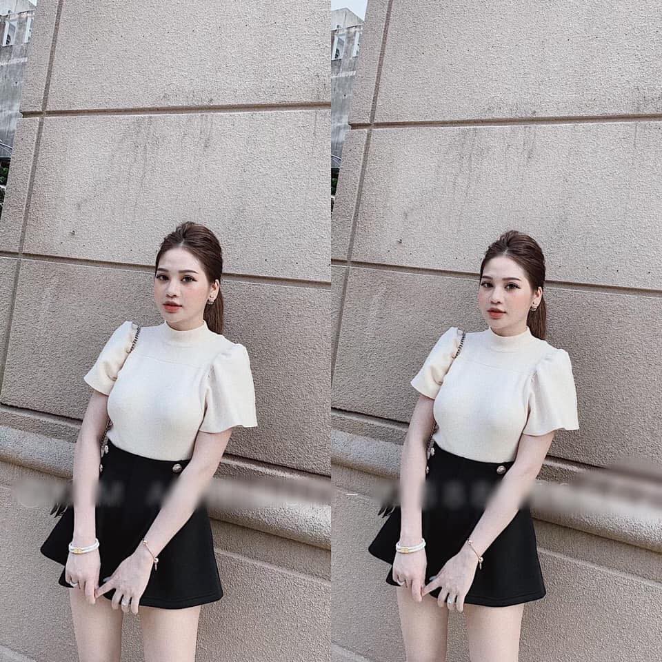 Áo len cộc tay phông siêu hot siêu đẹp
