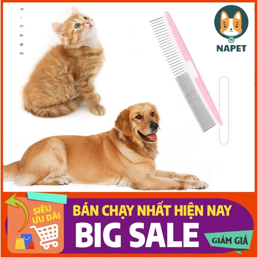 Lược chải lông rối là dụng cụ làm đẹp không thể thiếu cho vật nuôi được làm từ chất liệu bền, chắc chắn