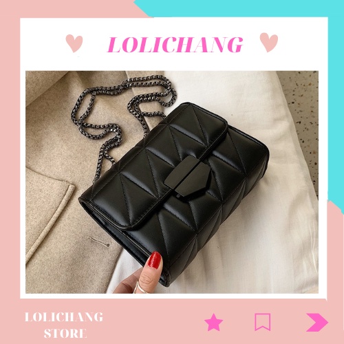 Túi Trần Trám_Khoá Sập_Túi Đeo Chéo Sang Trọng Nữ Tính TX006