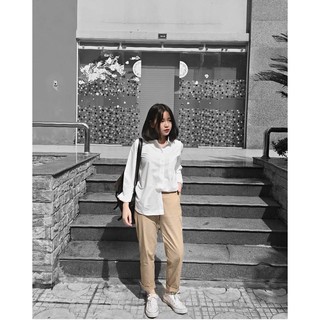 QUẦN KAKI KEM BASIC UNISEX