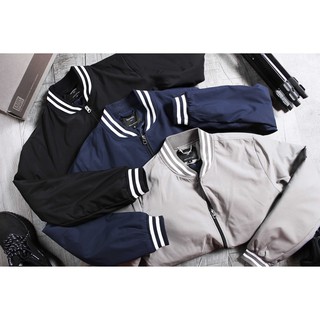 khoác bomber trần bông mango