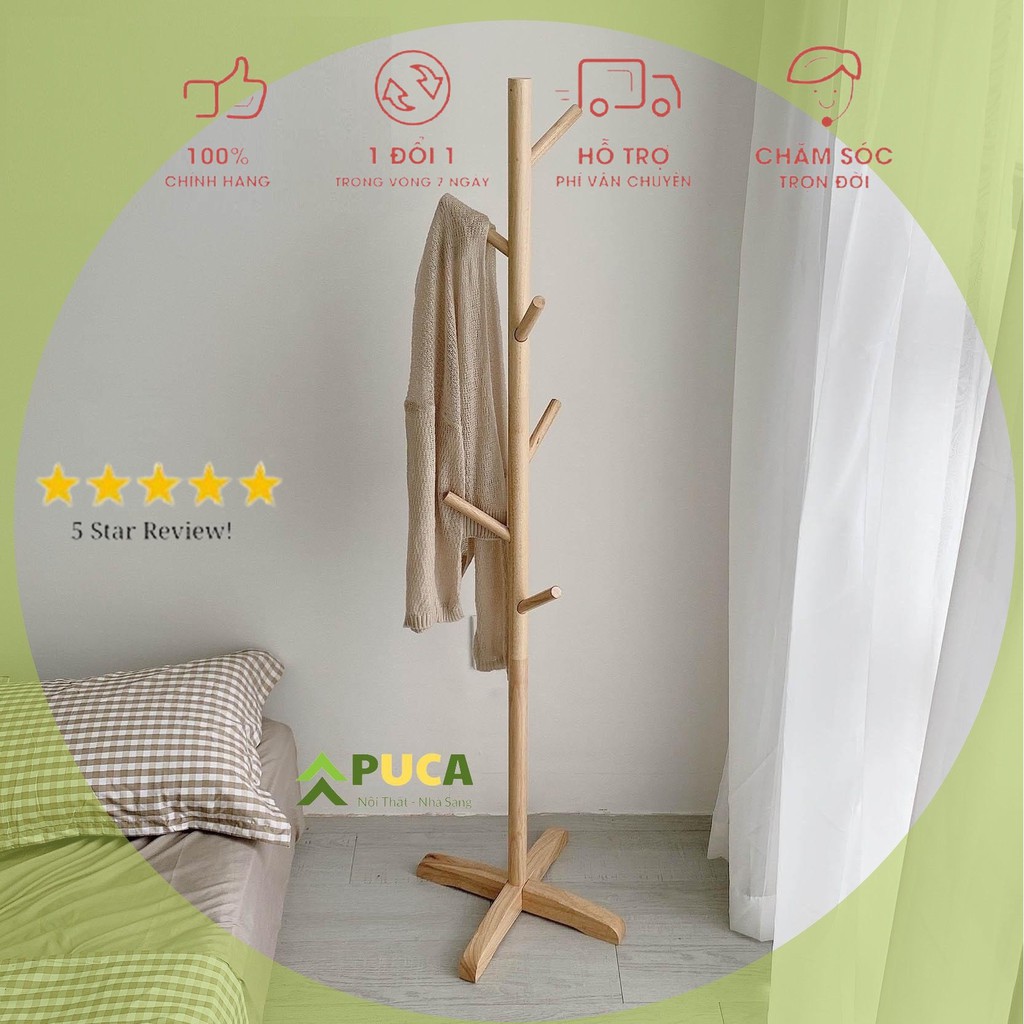 [𝗖𝗼̛̃ 𝗹𝗼̛́𝗻, 𝗴𝗼̂̃ 𝘁𝗵𝗼̂𝗻𝗴] giá treo, cây treo quần áo 1 tầng,2 tầng gỗ thông tự nhiên Newzealand theo phong cách Hàn Quốc | BigBuy360 - bigbuy360.vn
