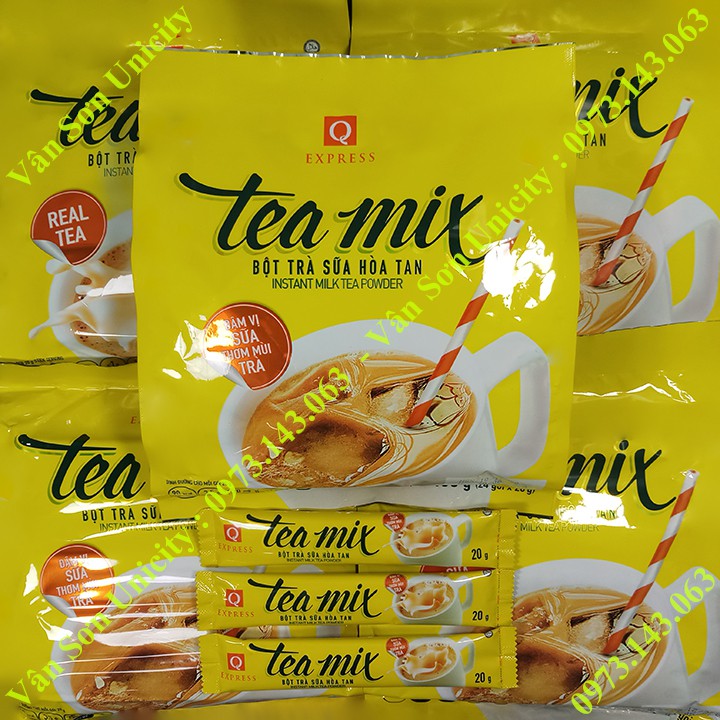 10 bịch Trà sữa Tea mix Trần Quang 480g (24 gói dài * 20g)