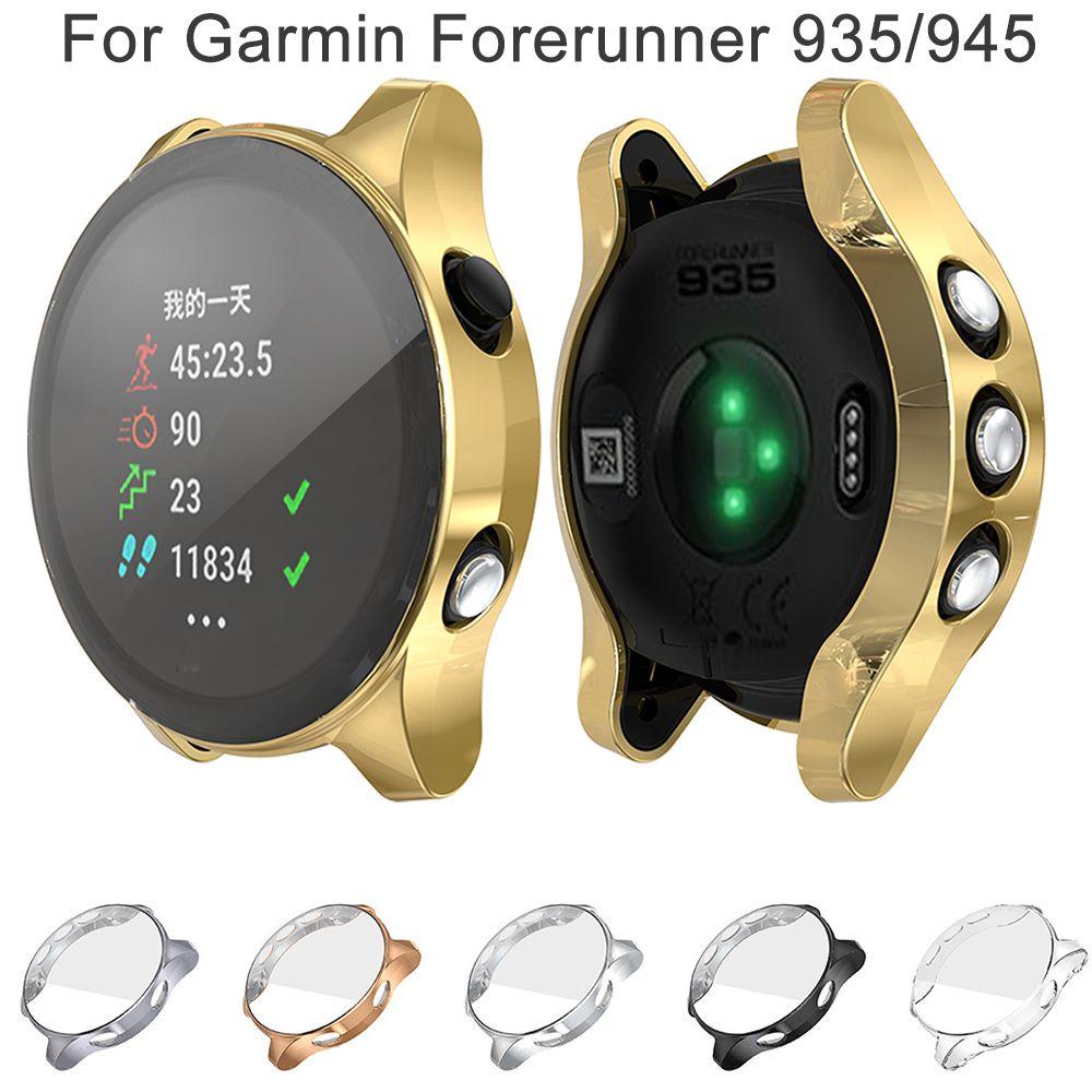 BEBETTERM Ốp TPU Mạ Điện Sang Trọng Bảo Vệ Màn Hình Đồng Hồ Garmin Forerunner 935 945