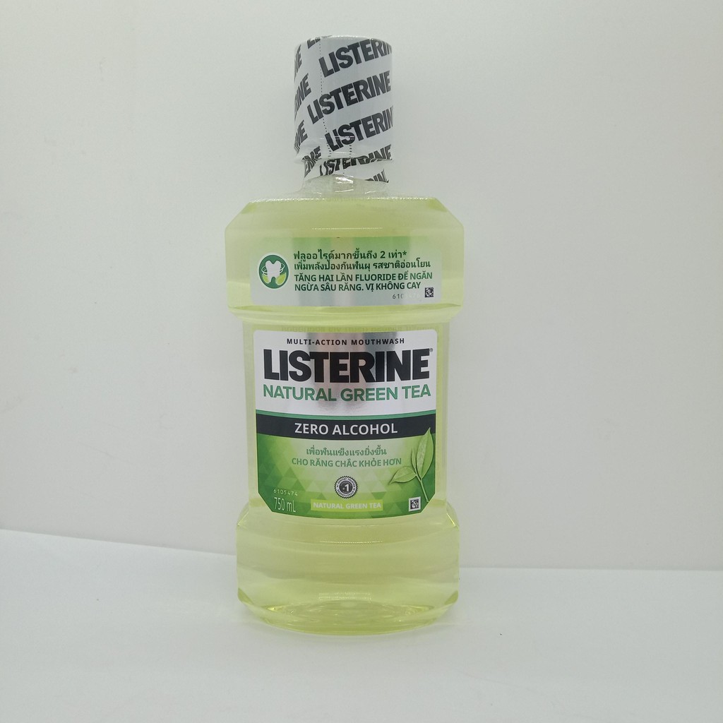 Nước súc miệng Listerine Trà xanh 750ml