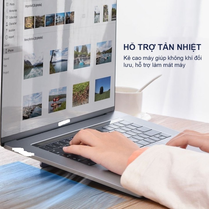 Kickflip - Đế tản nhiệt cho Mác , Laptop Chính hãng Baseus