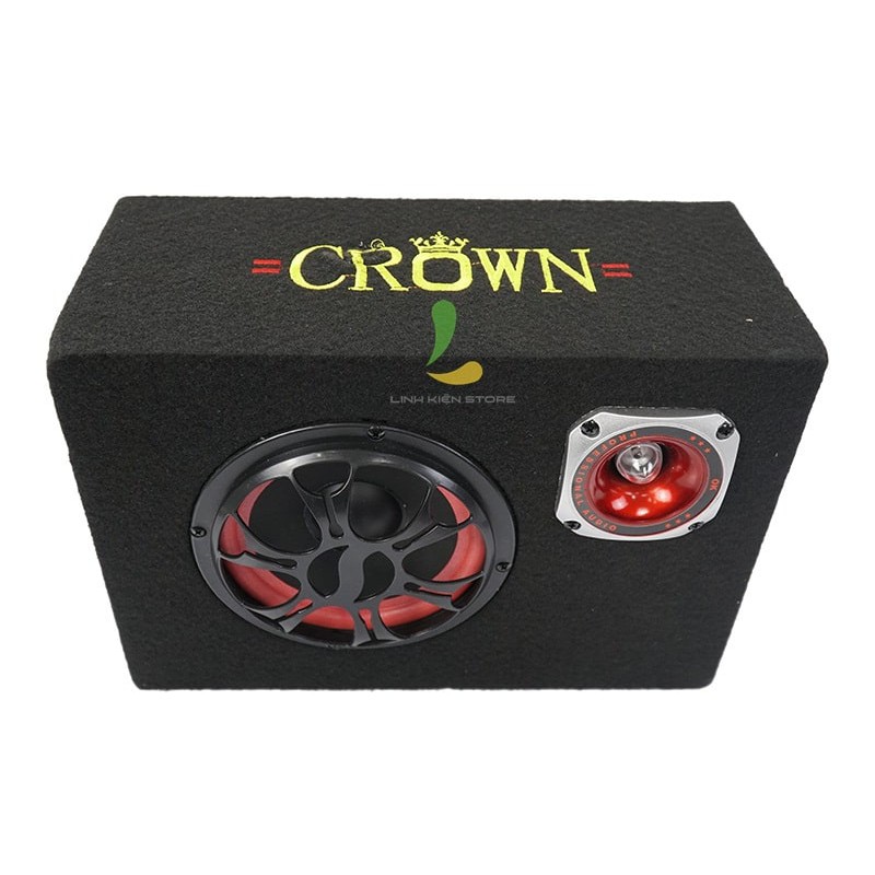 Loa Crown 8 vuông Bluetooth - loa công suất 200W, kết nối bluetooth