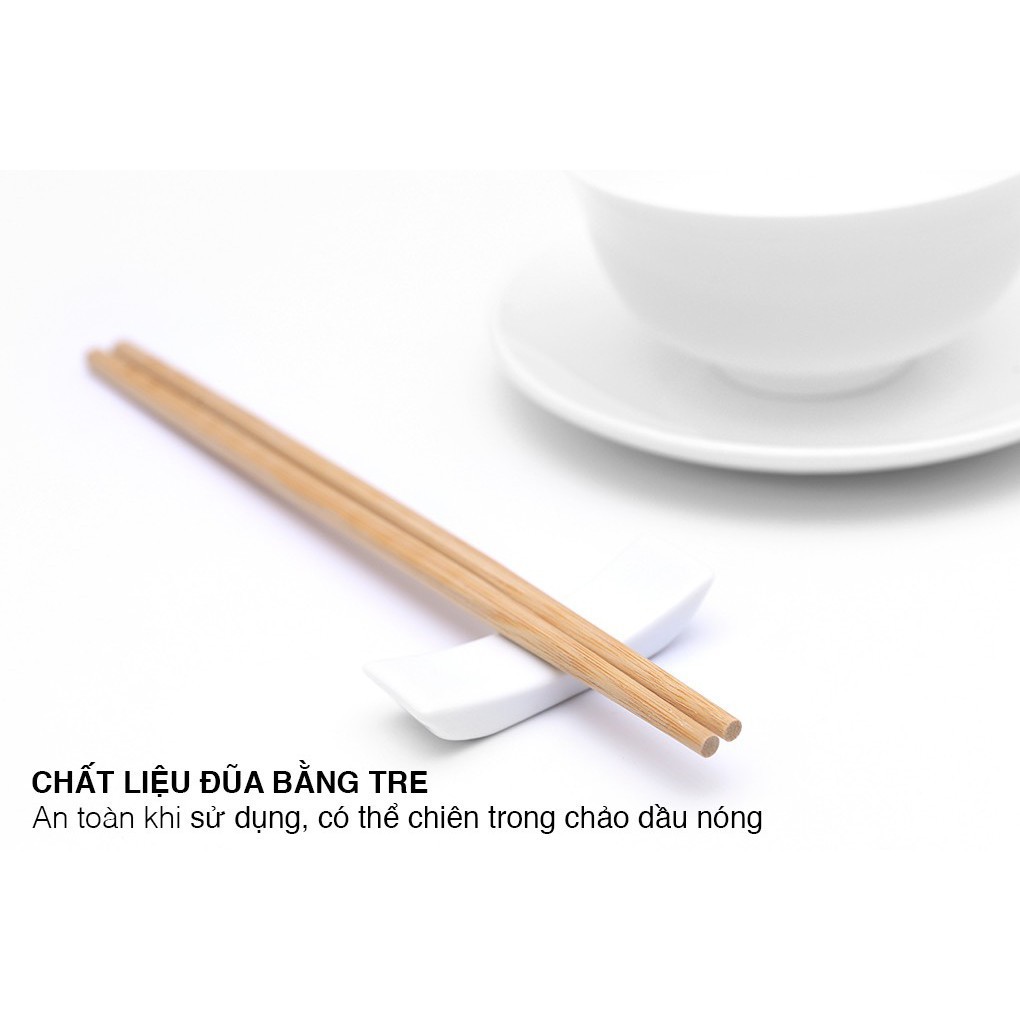 Đũa xào đồ ăn bằng tre kháng khuẩn an toàn khi sử dụng Đ03