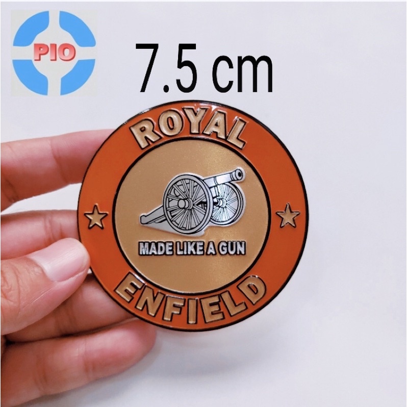 Tem nhôm dán pô xe, ống xả xe máy ROYAL ENFIELD mới