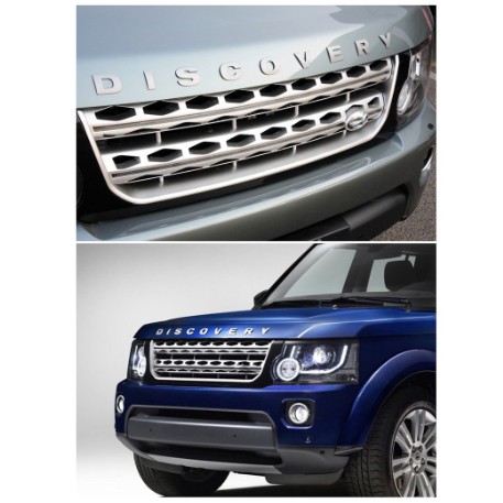 Logo Chữ DISCOVERY PLATINUM Decal Miếng dán kim loại crom chrome Trang trí xe hơi ô tô Range Rover Land Rover LandRover