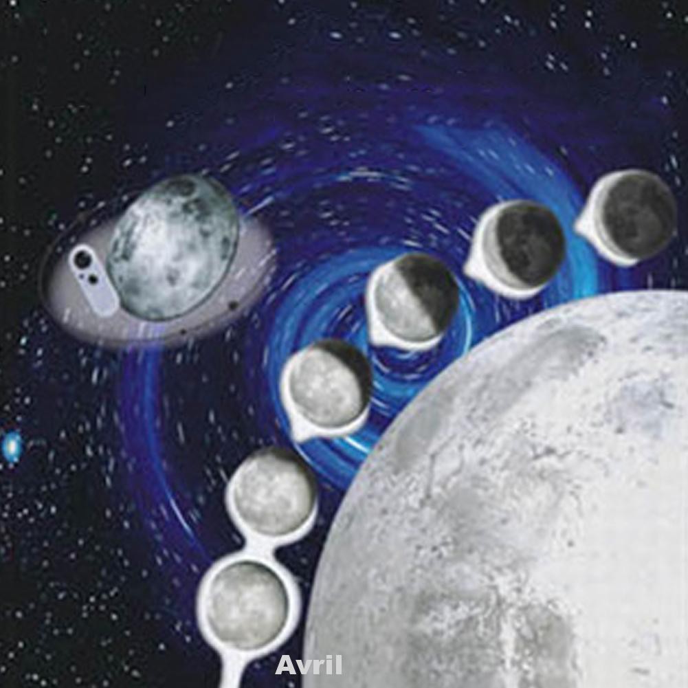 Đèn Ngủ Hình Mặt Trăng Lãng Mạn Điều Khiển Từ Xa