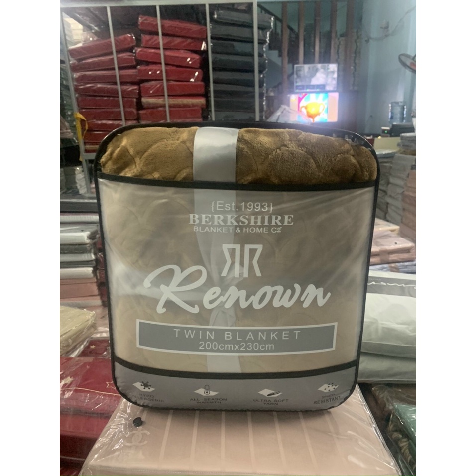 Chăn lông thỏ Renown cao cấp 2021