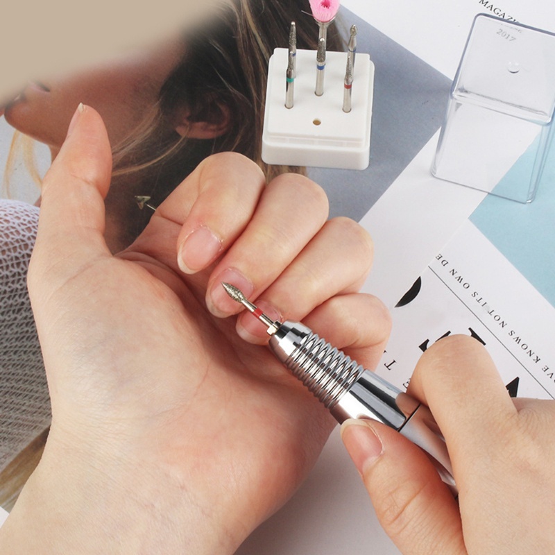 Bộ 7 Mũi Khoan Thép Vonfram Chuyên Dụng Cho Máy Mài Móng Điện