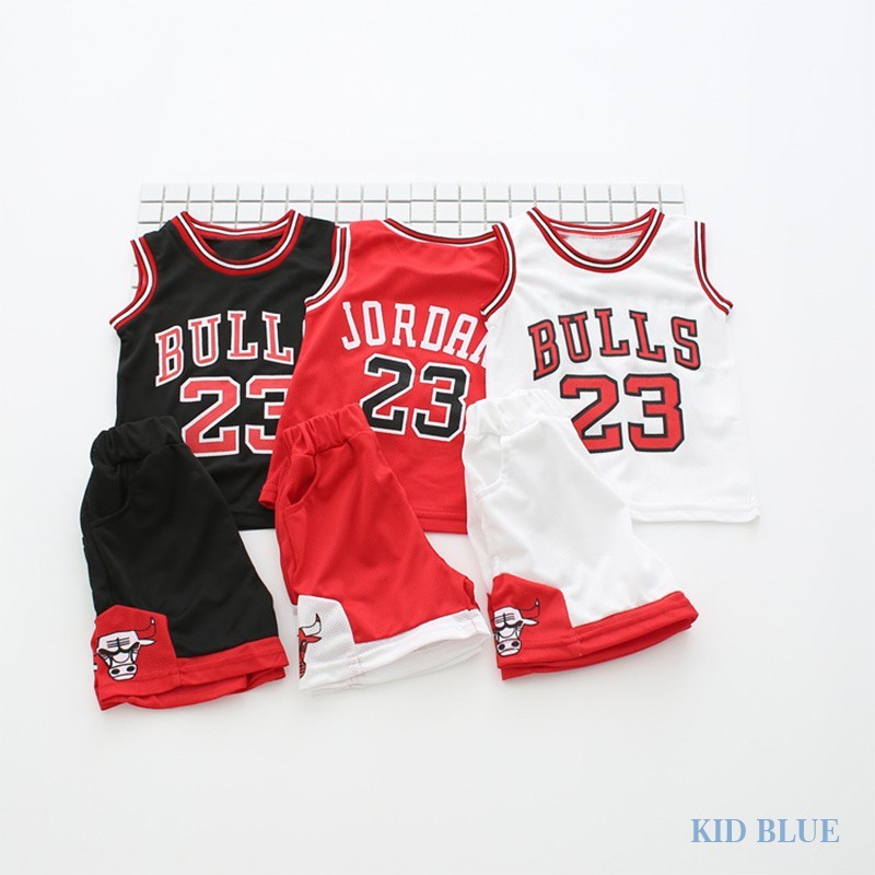 Bộ Đồng Phục Chơi Bóng Rổ Năng Động Thời Trang Cho Bé Trai