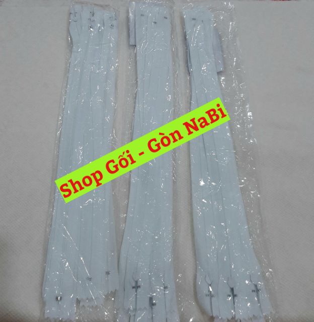 Dây khoá kéo may gối 30cm-40cm giá rẻ