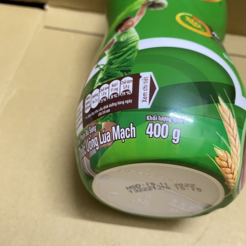 [400g] Hộp Lọ Bột Cacao Milo Nestle 3in1