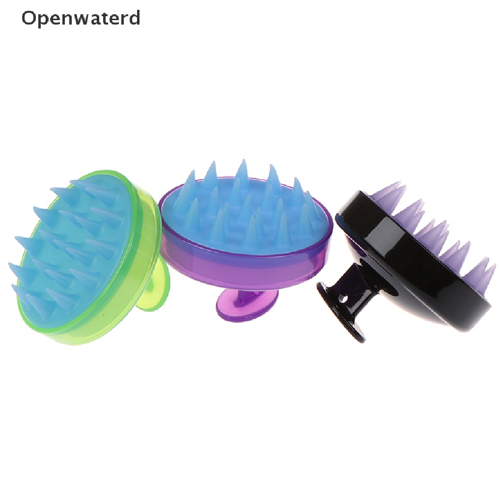 [Hàng mới về] Cọ gội đầu mát xa da đầu bằng silicone tiện lợi