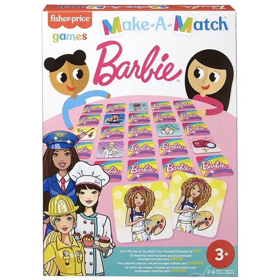 Trò chơi thẻ bài Make-A-Match của Fisher-Price với Chủ đề búp bê Barbie