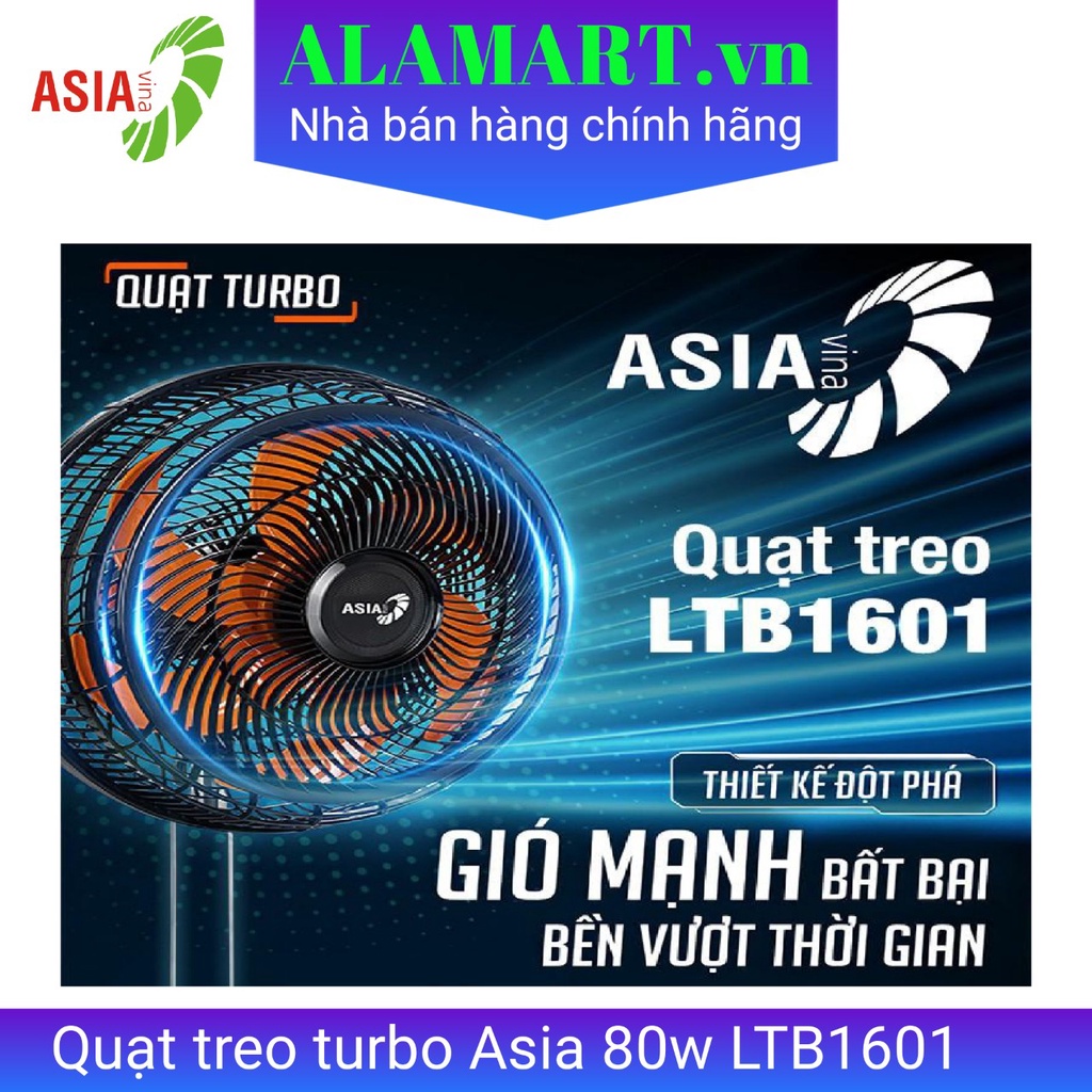 Quạt treo Turbo Asia công suất LTB1601 (6 cánh, 80W)