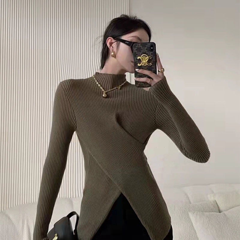 Áo Sweater Tay Dài Cổ Lọ Thời Trang Mùa Đông 2022 Cho Nữ