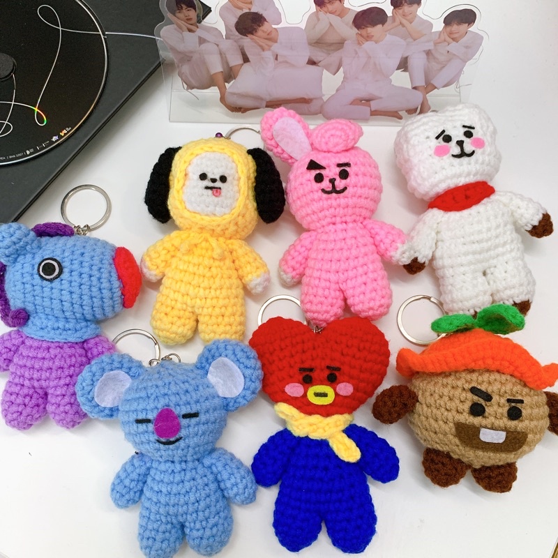 Móc khoá len handmade