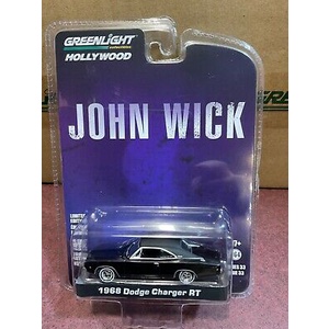 Xe mô hình Greenlight 1:64 Greenlight Hollywood 1968 Dodge Charger RT JOHN WICK