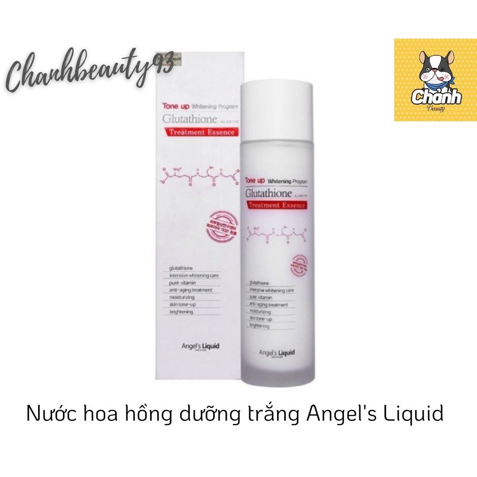 Nước Thần Dưỡng Trắng Angel's Liquid Tone Up  Whitening Program Glutathione Treatment Essence 150ml