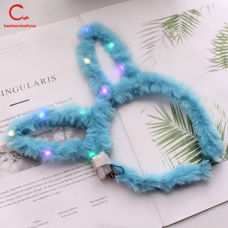 Cài Tóc Tai Thỏ Có Đèn Led Phát Sáng Độc Đáo