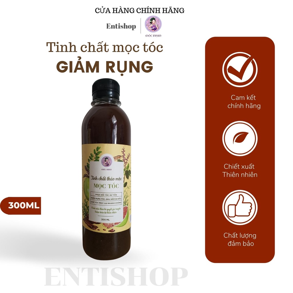 Tinh chất mọc tóc 100% natural handmade MỘC NHAN 300ml