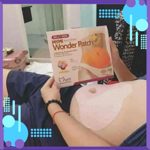 Miếng dán tan mỡ bụng giảm eo hiệu quả MYMI WONDER PATCH Hàn Quốc [hộp 5 miếng]