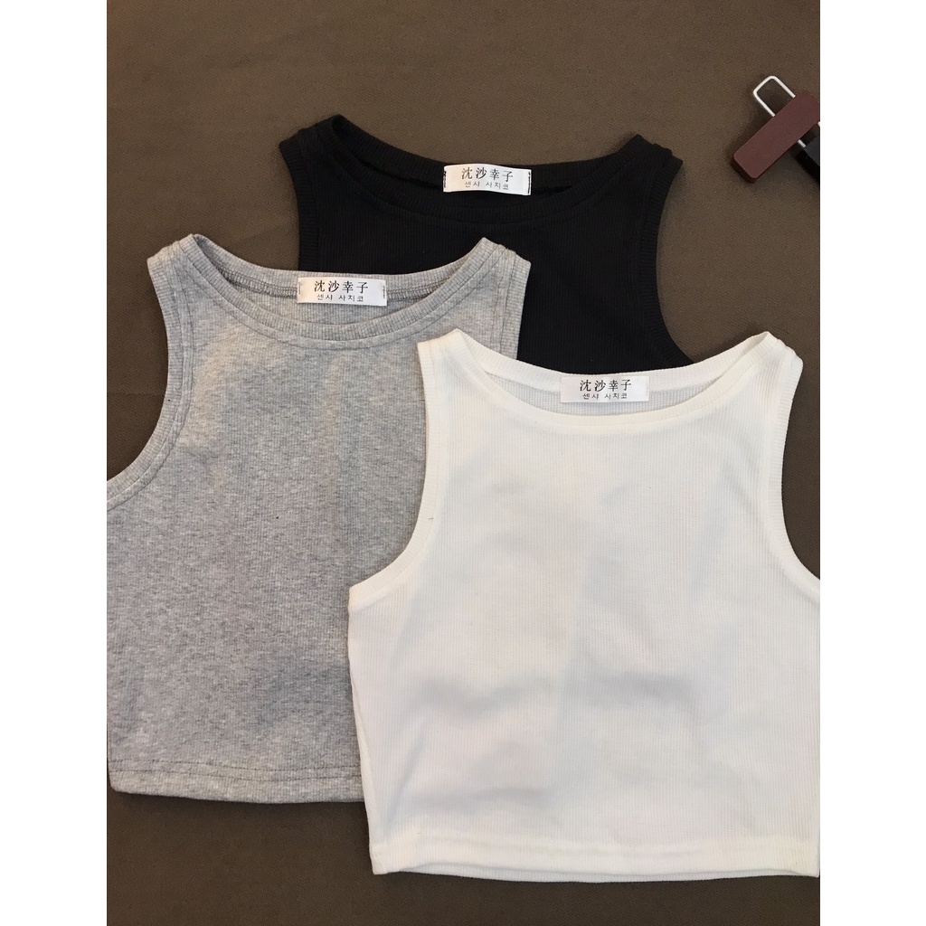 Áo Balo Croptop Nữ Basic Len Tăm Co Giãn SERAPHIC  BL02 | BigBuy360 - bigbuy360.vn