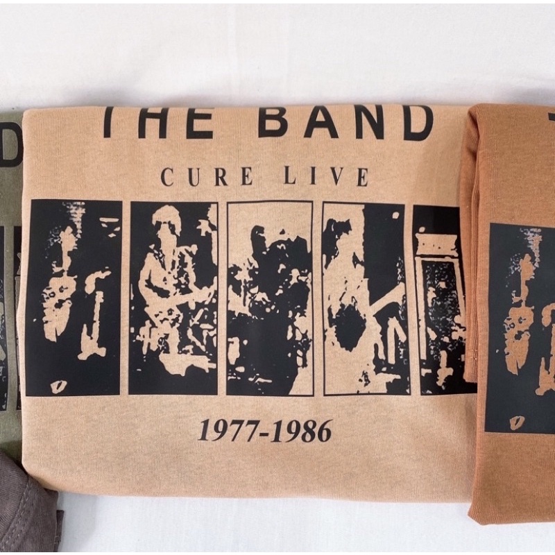 Áo Phông 3158 Nam Nữ, Áo Thun Tay Lỡ Oversize From Rộng Chất Coton in hình THE BAND