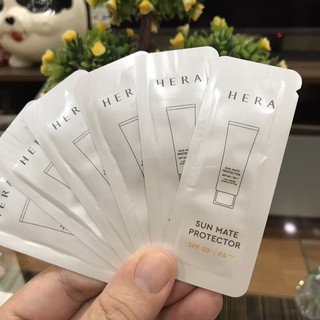 Sét 10 gói kem chống nắng hera sun mate protector spf50+/pa++++