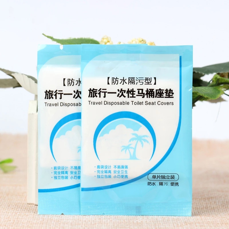 Vỏ Bọc Bệ Ngồi Toilet Dùng 1 Lần Chống Nước Tiện Dụng Cho Đi Du Lịch