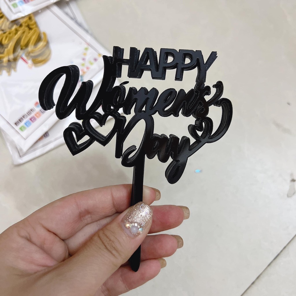 Meka womens day 10 chiếc trang trí bánh sinh nhật