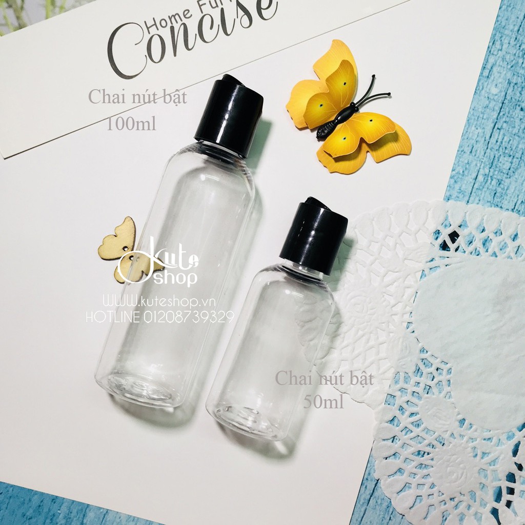 Chai, hủ nhựa đựng mỹ phẩm các loại (xịt giọt, phun sương, nắp bật, serum, nước hoa)