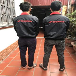 {Khuyến Mãi}. Áo Gió Honda 2 Mặt Đỏ Đen Cao Cấp