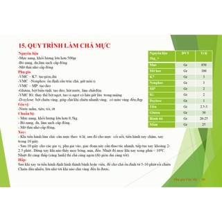 HƯƠNG MỰC DẠNG BỘT VĐN LÀM CHẢ MỰC
