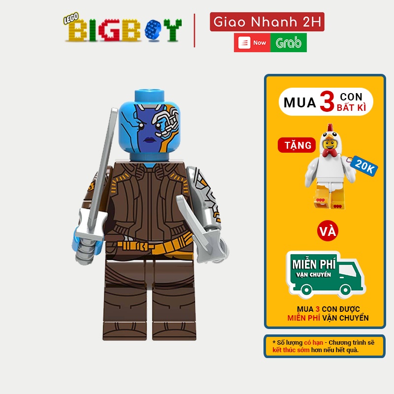 lego minifigures marvel 1262 nebula máy móc