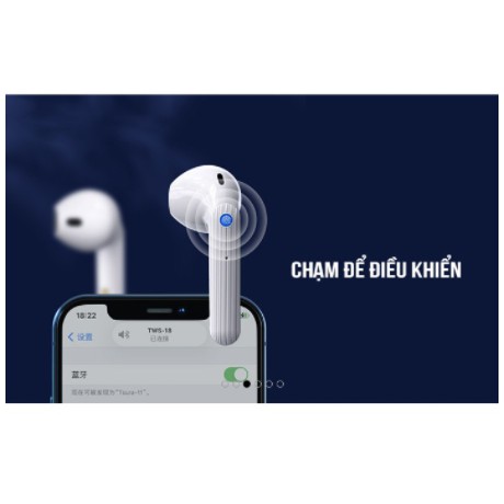 Tai nghe Blutooth TWS Remax TWS-18 Kiểu Dáng Năng Động Thời Thượng - BẢO HÀNH CHÍNH HÃNG | BigBuy360 - bigbuy360.vn