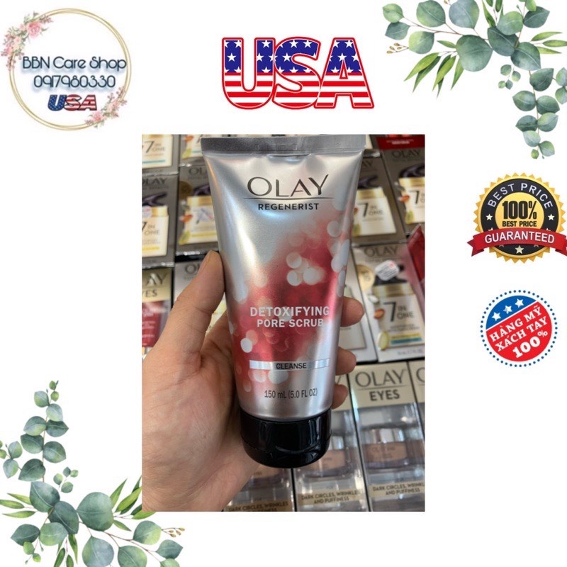 Sữa rửa mặt Olay Regenerist Cleanser chống lão hóa dạng tuýp 150ml Hàng Mỹ