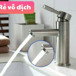 Vòi lavabo nóng lạnh inbox 304