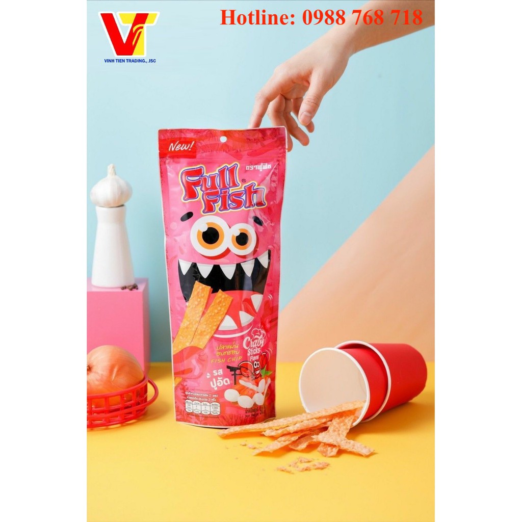 Snack cá giòn Fullfish vị cua 50g | BigBuy360 - bigbuy360.vn
