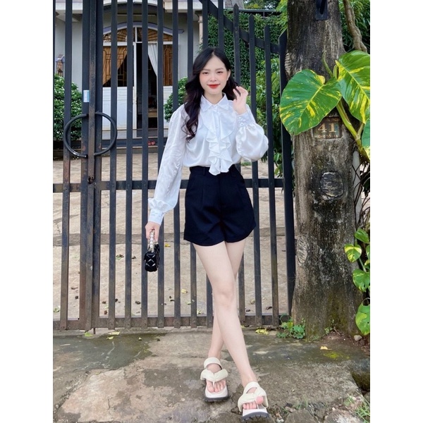 Quần Váy Kaki Giả Jean 3 Màu Xinh Xắn