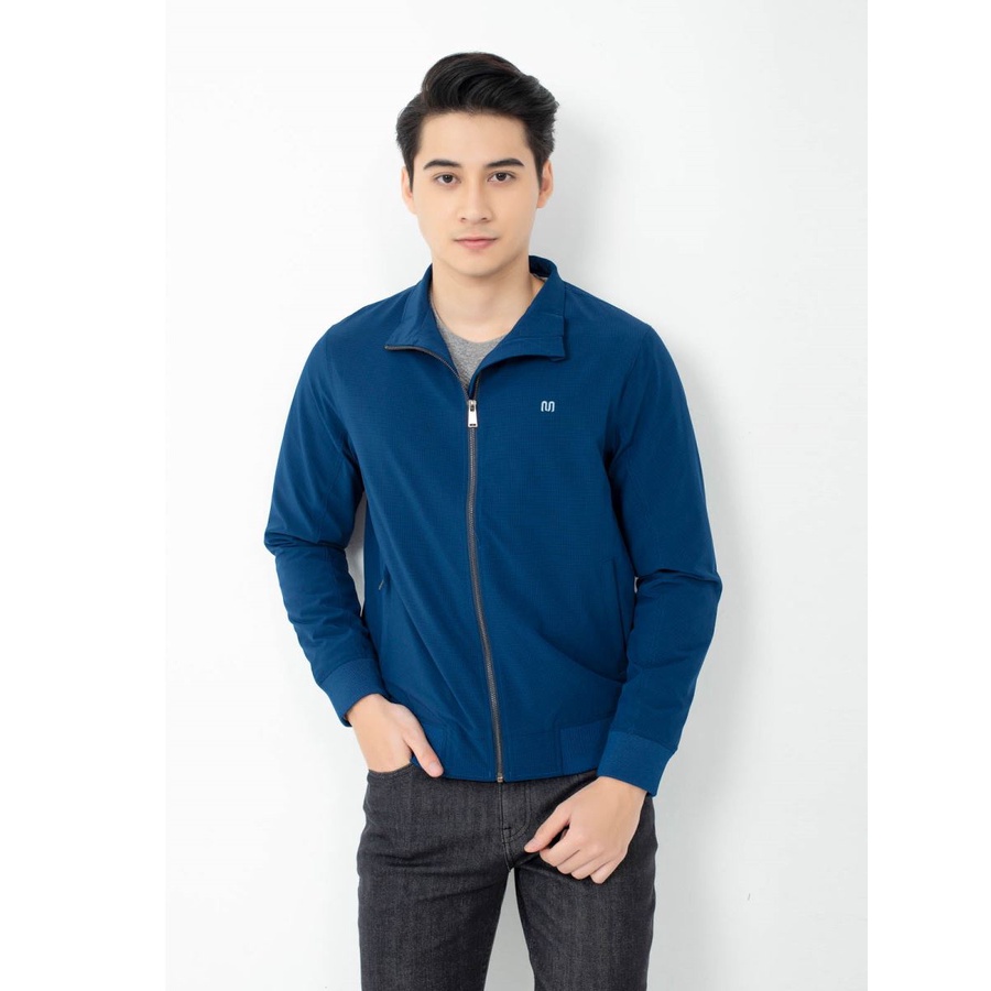 Áo khoác gió Insidemen IJK016W1 2 lớp, tay và gấu bo chắc chắn, cổ bẻ nhỏ