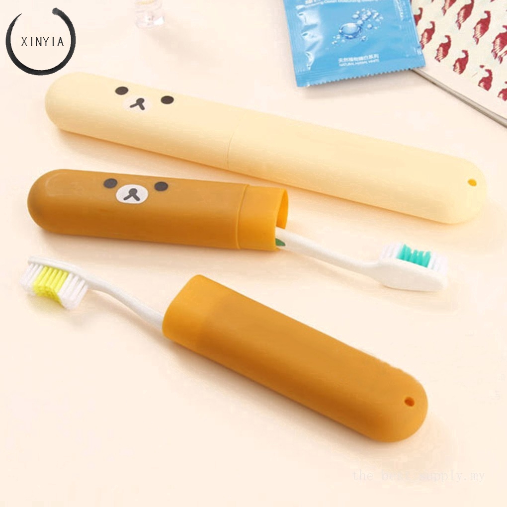 Hộp nhựa đựng bàn chải đánh răng hình gấu du lịch