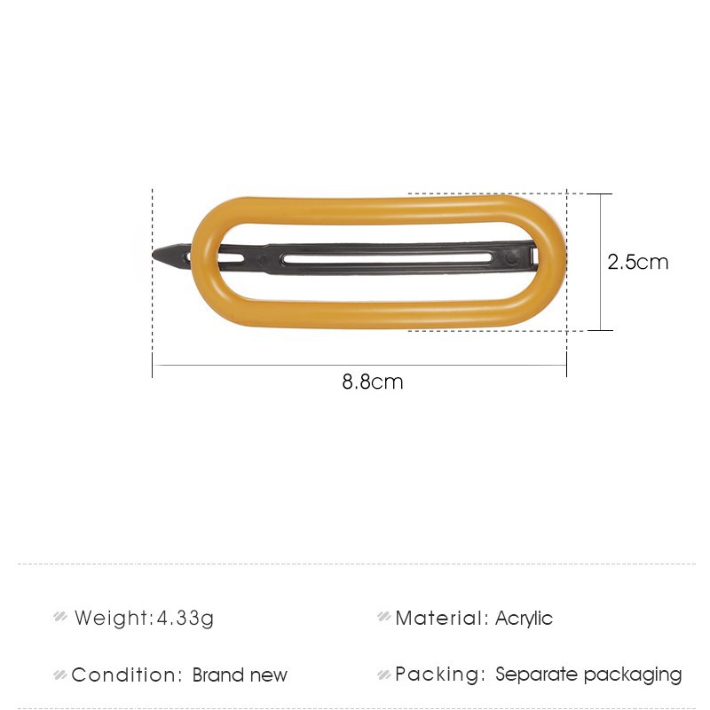 Kẹp tóc Morandi màu kẹo tùy chọn