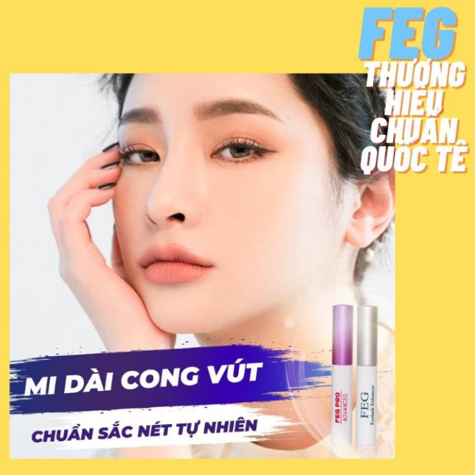 [Cam kết chính hãng] Dưỡng mi xanh FEG (FEG eyelash enhancer) Dưỡng mi dài dày cong với chiết xuất tự nhiên_3ml