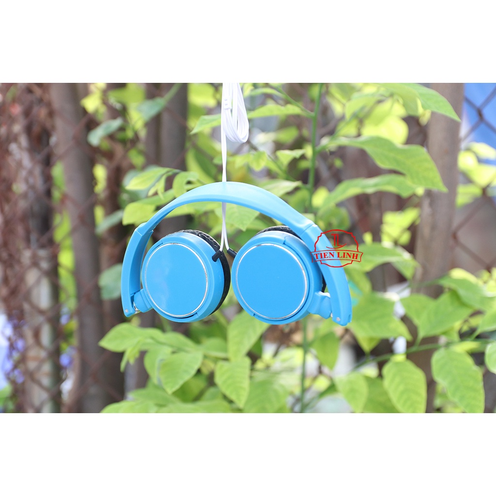 Tai nghe chụp Tai Biro 902+ DEVELOPE Màu xanh dương ( Có thể gấp gọn)