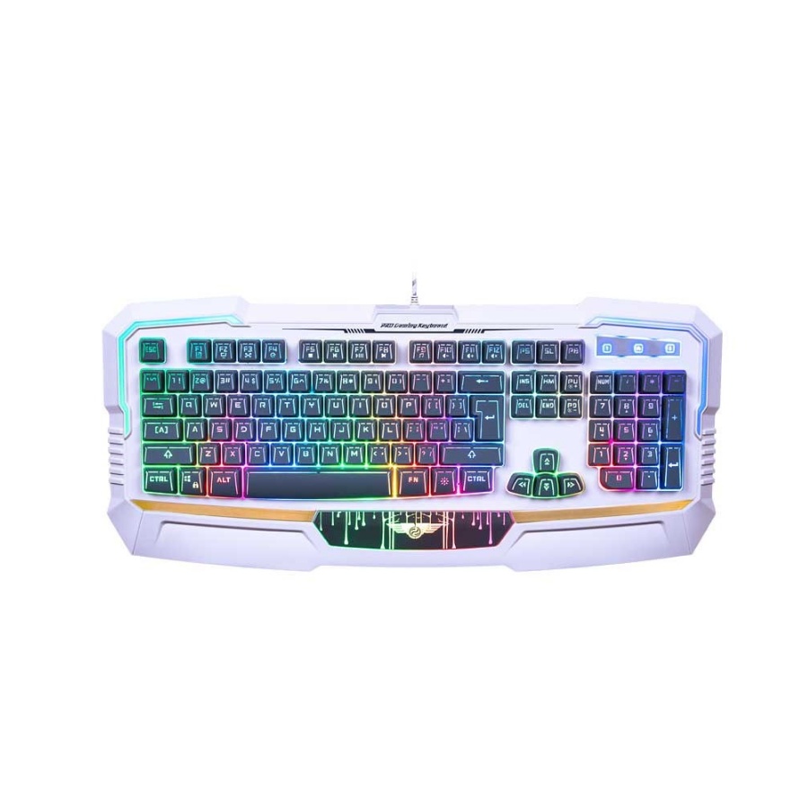 Bàn phím có dây Gaming NEWMEN KB813, USB,Led Rainbow hô hấp,khung thép siêu bền giá rẻ-Hàng Chính Hãng, bảo hành 24 thán